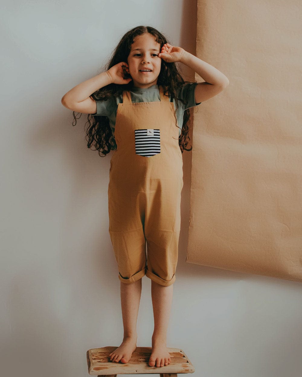 organic cotton Yellow Dungarees - image 1
