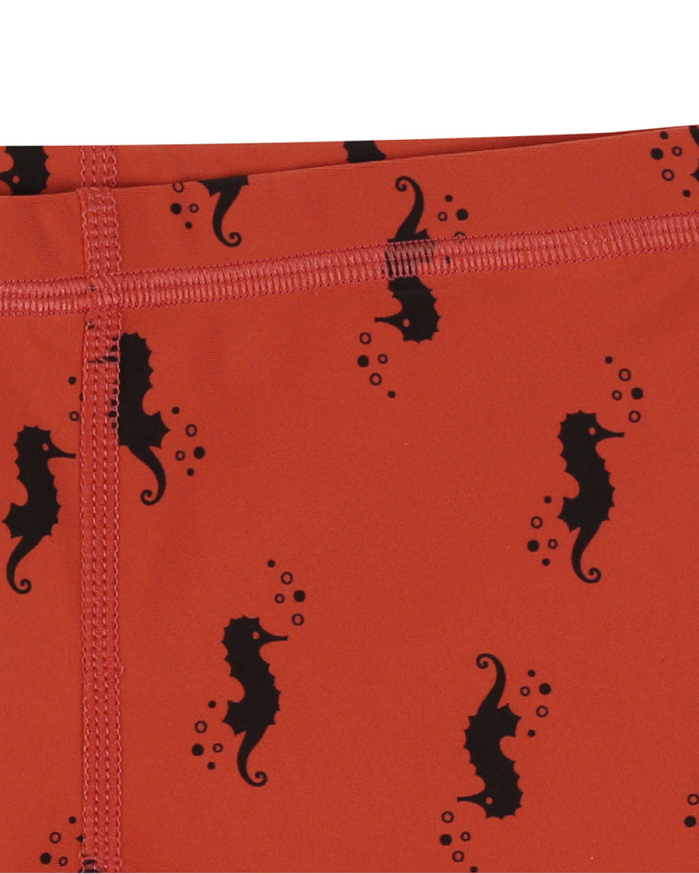 Red Seahorse Print Swim Shorts - image 6