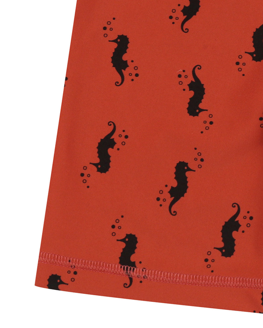 Red Seahorse Print Swim Shorts - image 4
