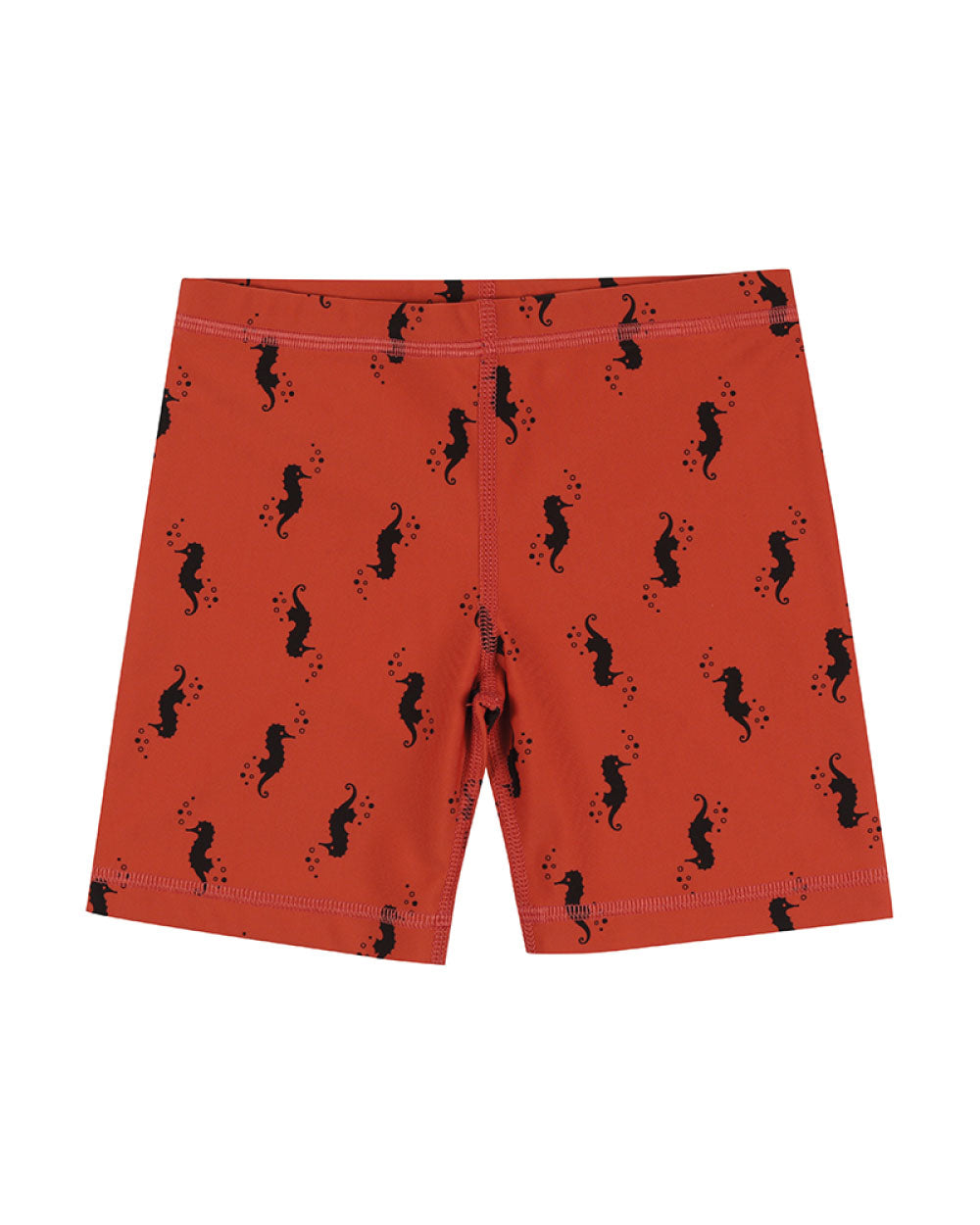 Red Seahorse Print Swim Shorts - image 5