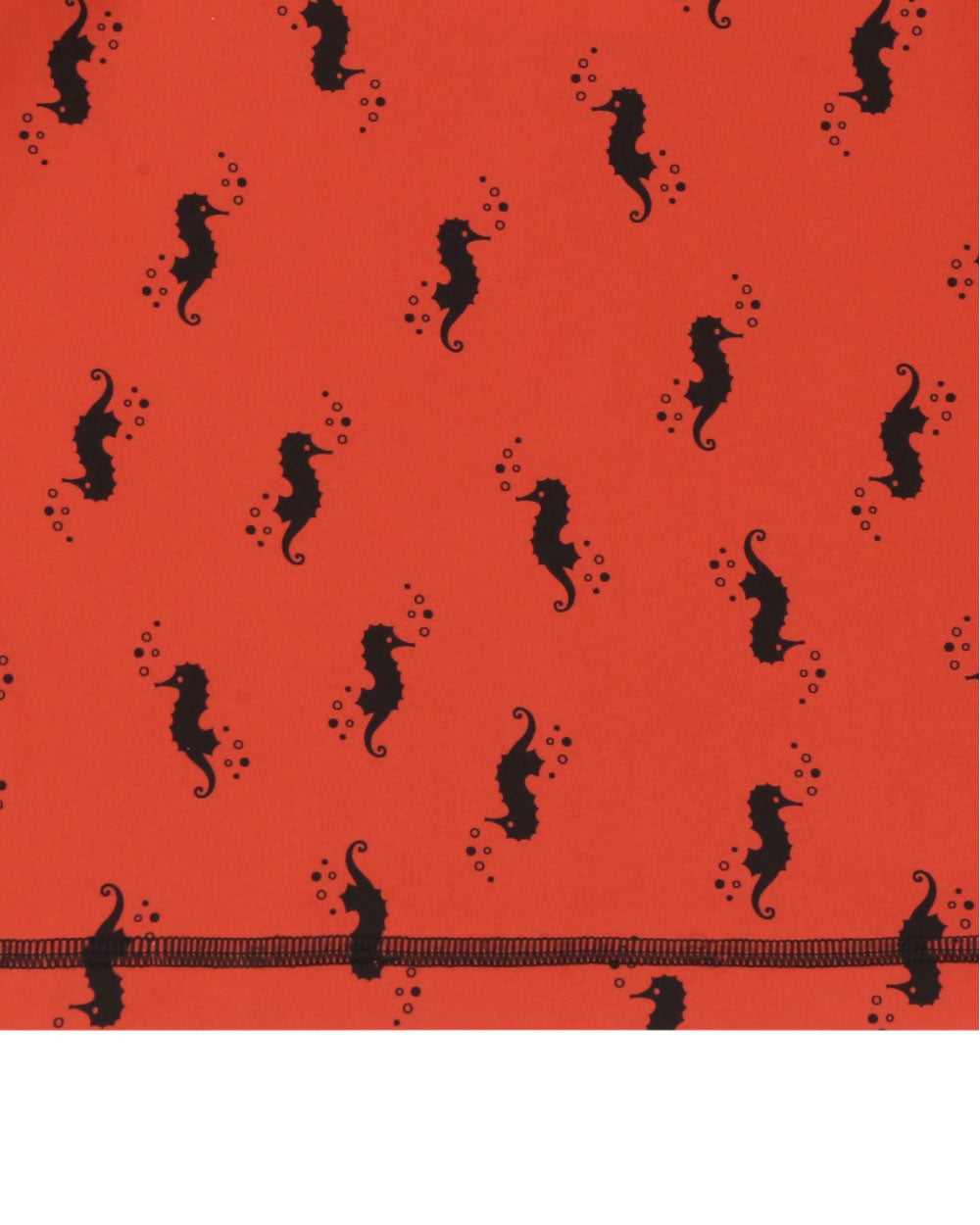 Red Seahorse Print Swim Top - image 5