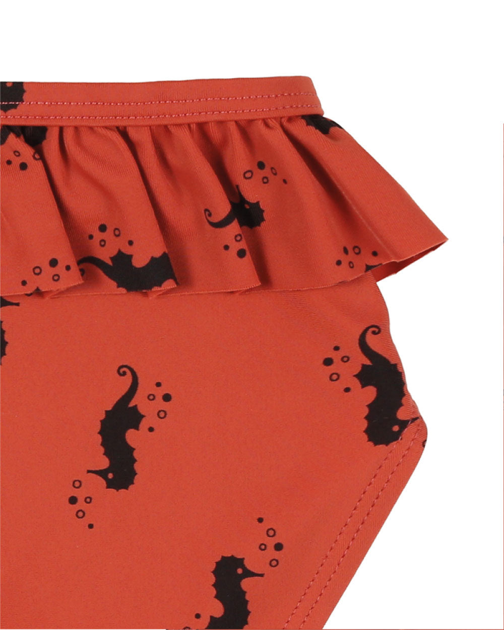 Red Seahorse Print Swim Pants - image 3