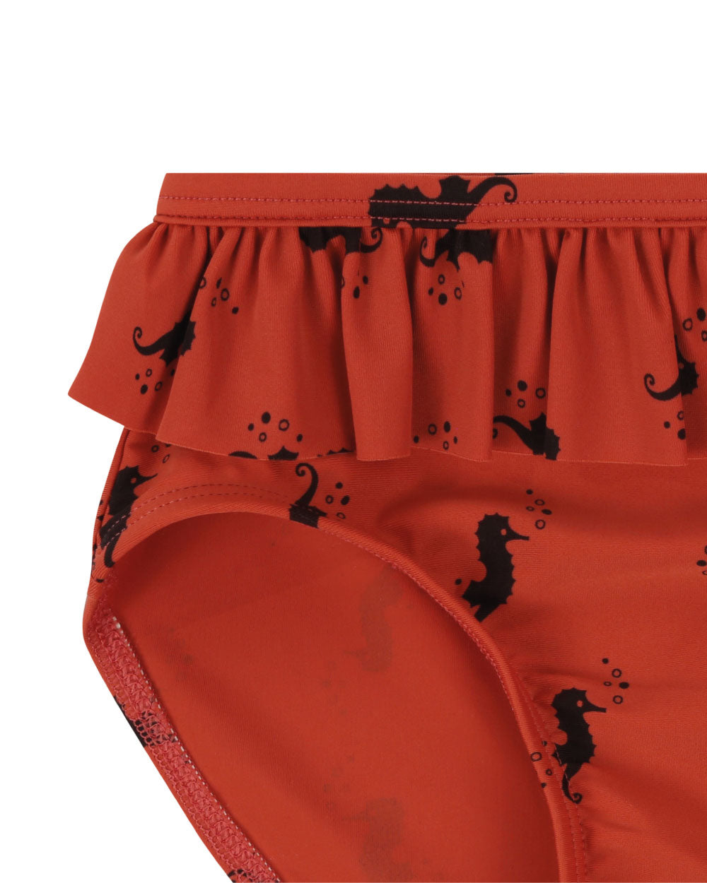 Red Seahorse Print Swim Pants - image 4