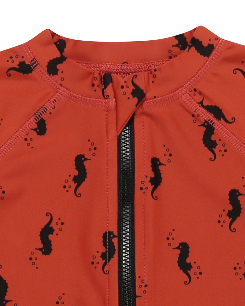 Red Seahorse Print Swimsuit - image 2
