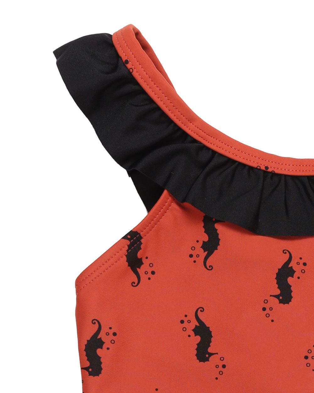 Red Seahorse Print Swimsuit - image 3