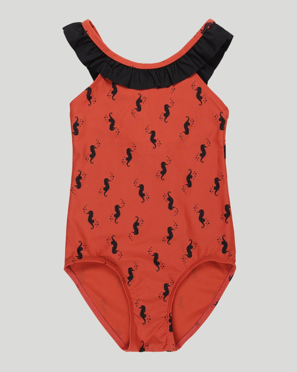 Red Seahorse Print Swimsuit - image 2