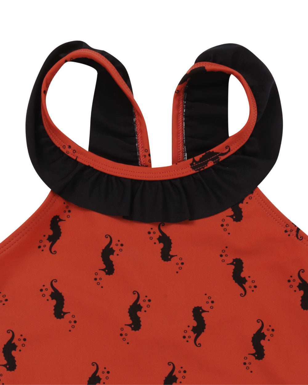 Red Seahorse Print Swimsuit - image 5