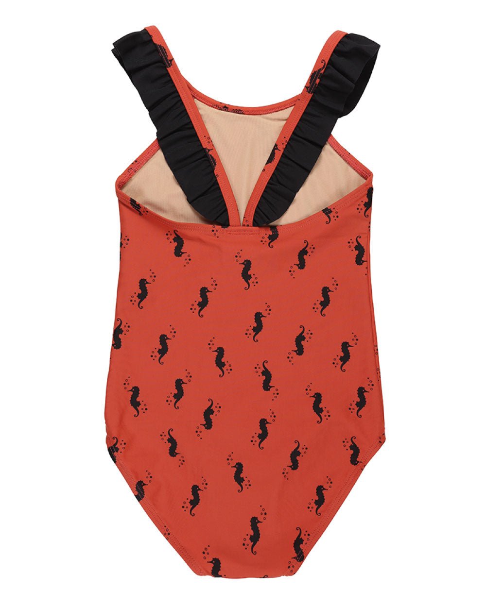 Red Seahorse Print Swimsuit - image 6