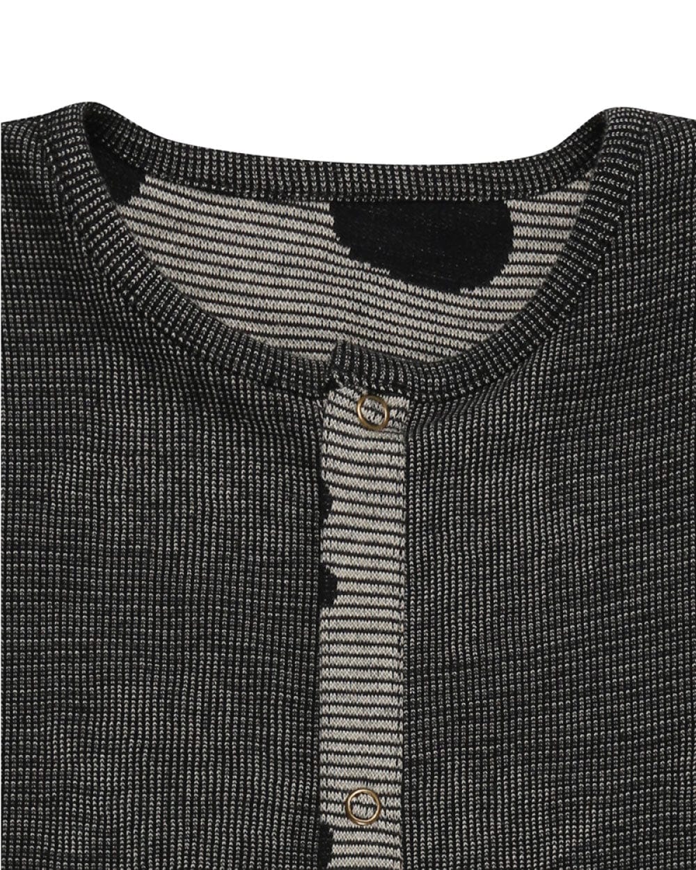 Grey Octopus Jacquard Reversible Jumpsuit - image 6