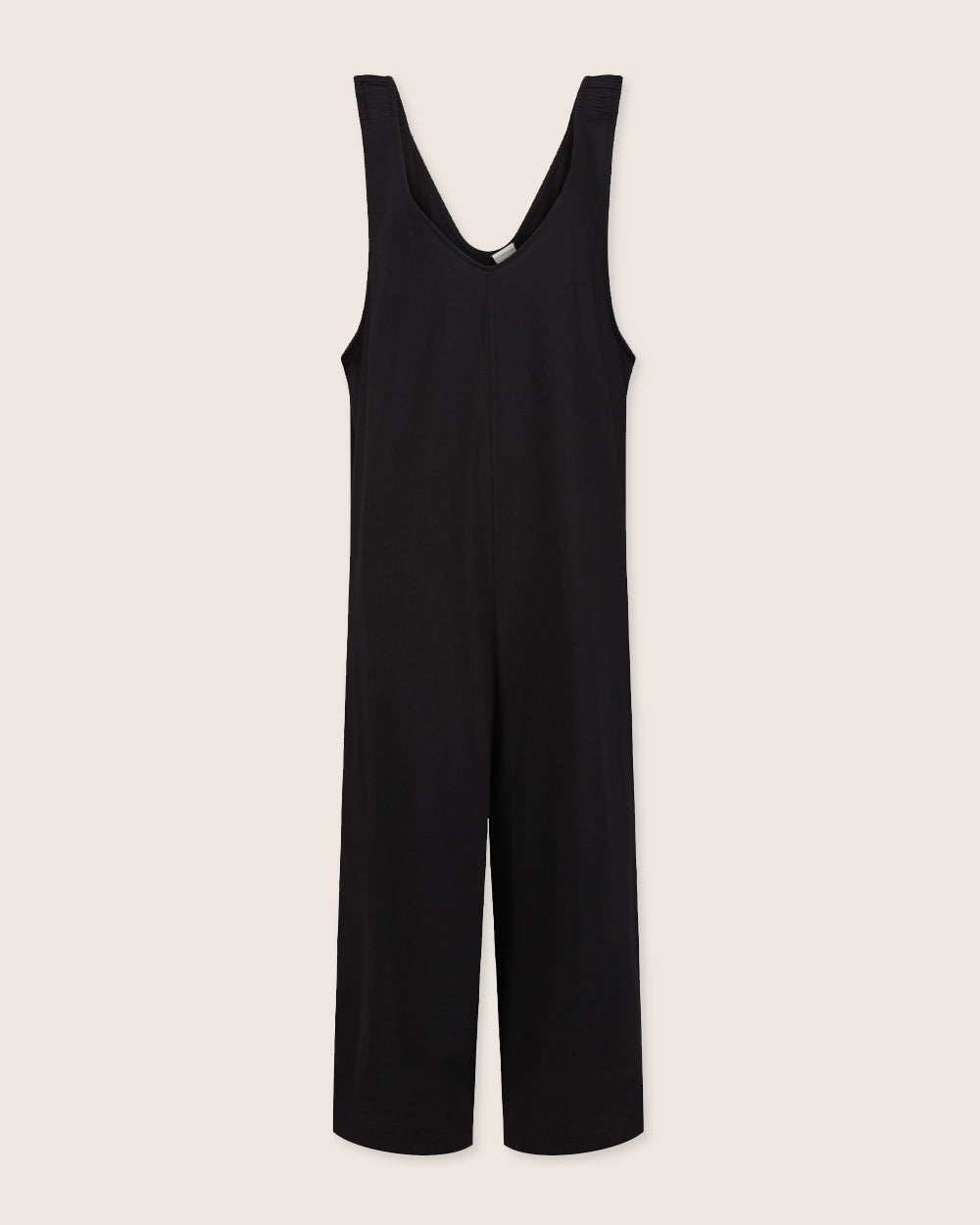Grace Black Wide Leg Jumpsuit- front