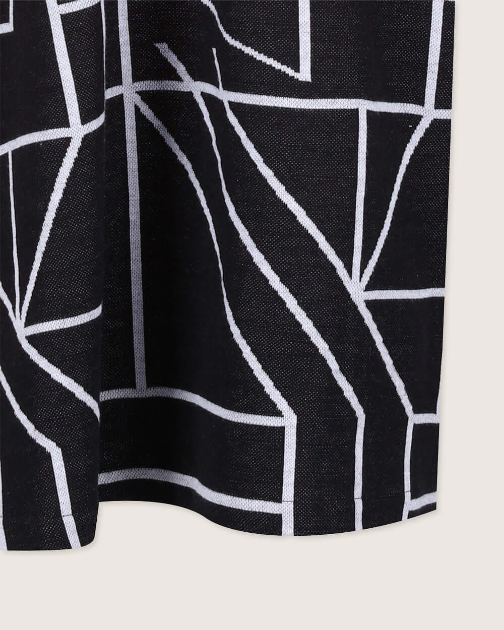 organic cotton Ada Black Geometric Print Mini Dress - image 4