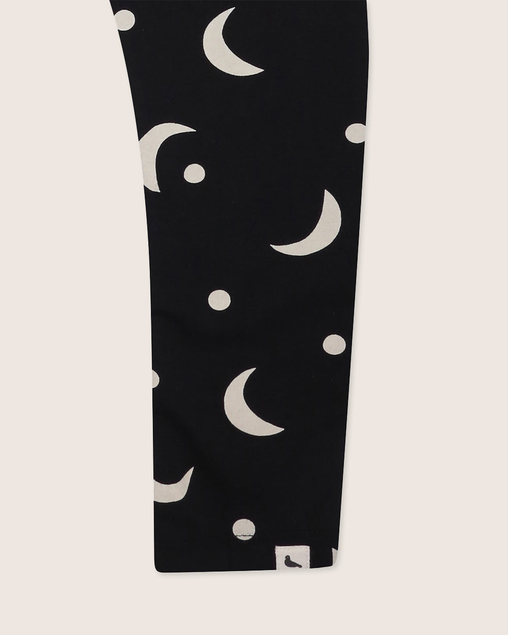 Black & white organic cotton kids dungarees