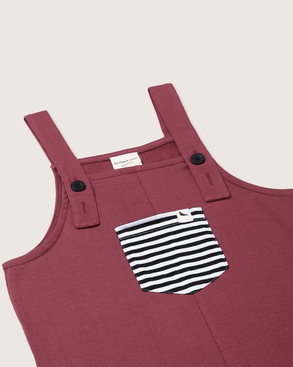Sustainable organic cotton kids dungarees