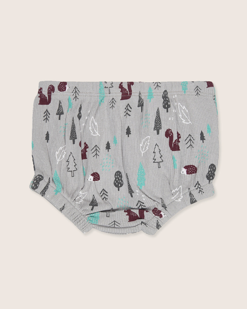 Gender-neutral organic cotton baby pants