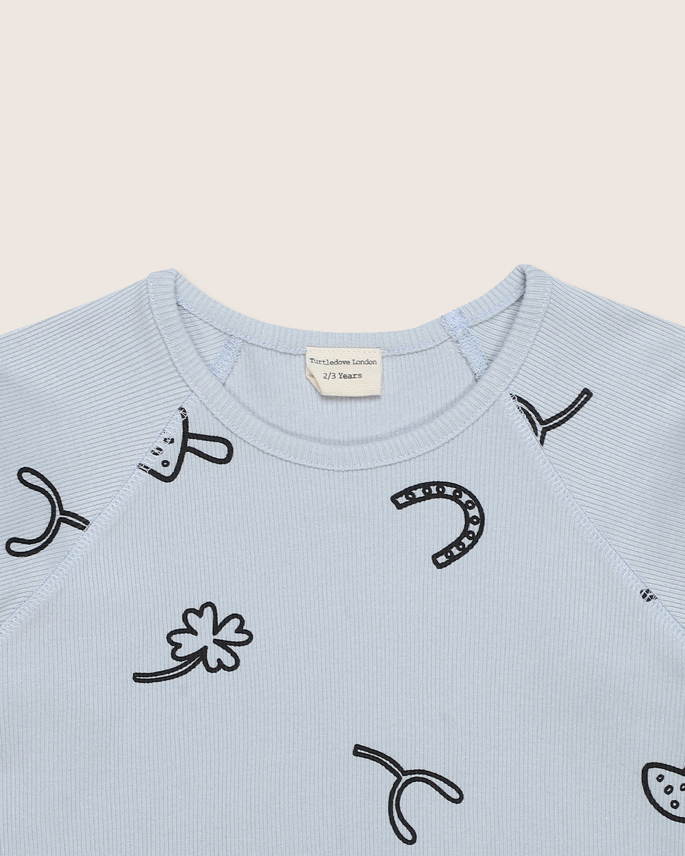 Eco-friendly organic cotton kids long-sleeve top