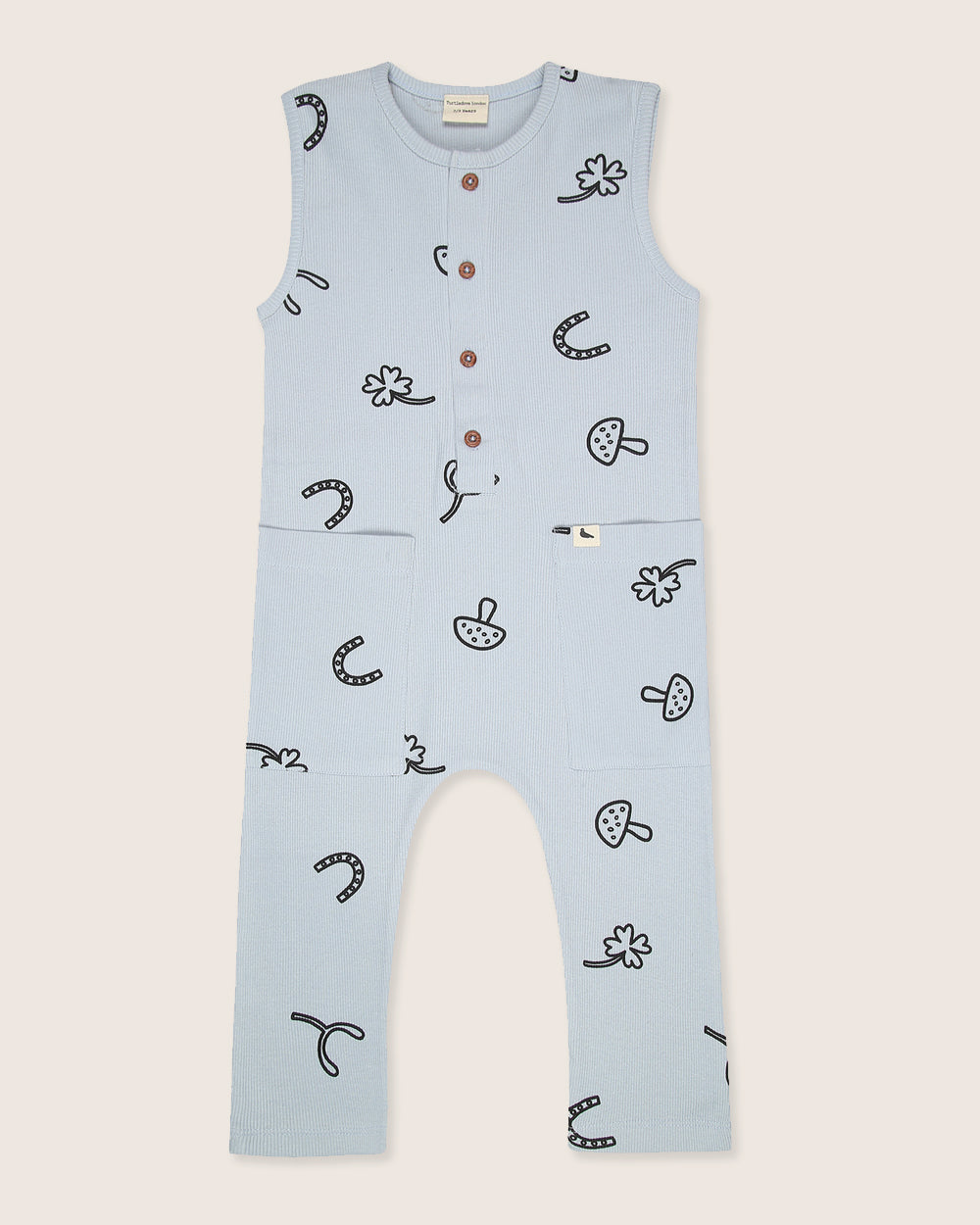 Organic cotton kids dungarees