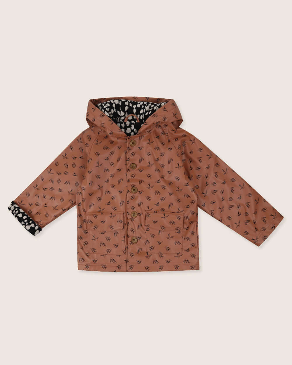 Sustainable kids waterproof jacket