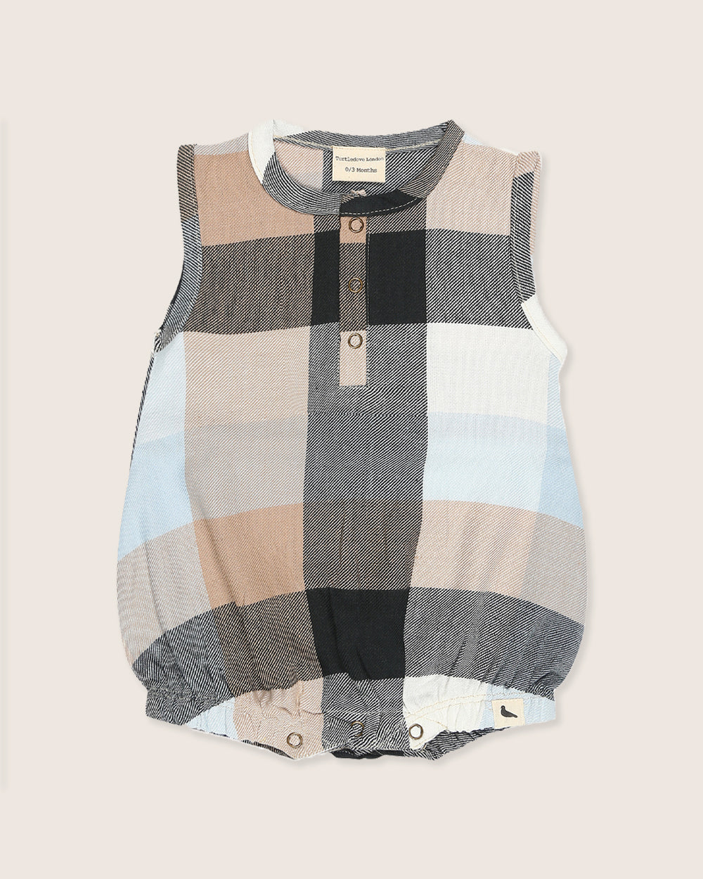 Organic cotton baby romper