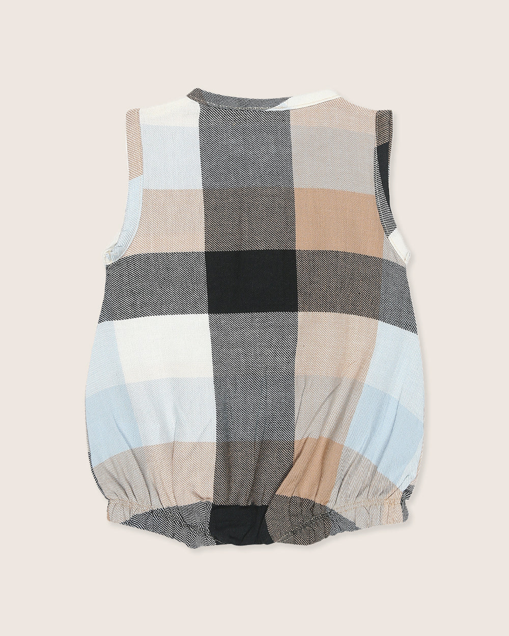 Sustainable organic cotton baby romper