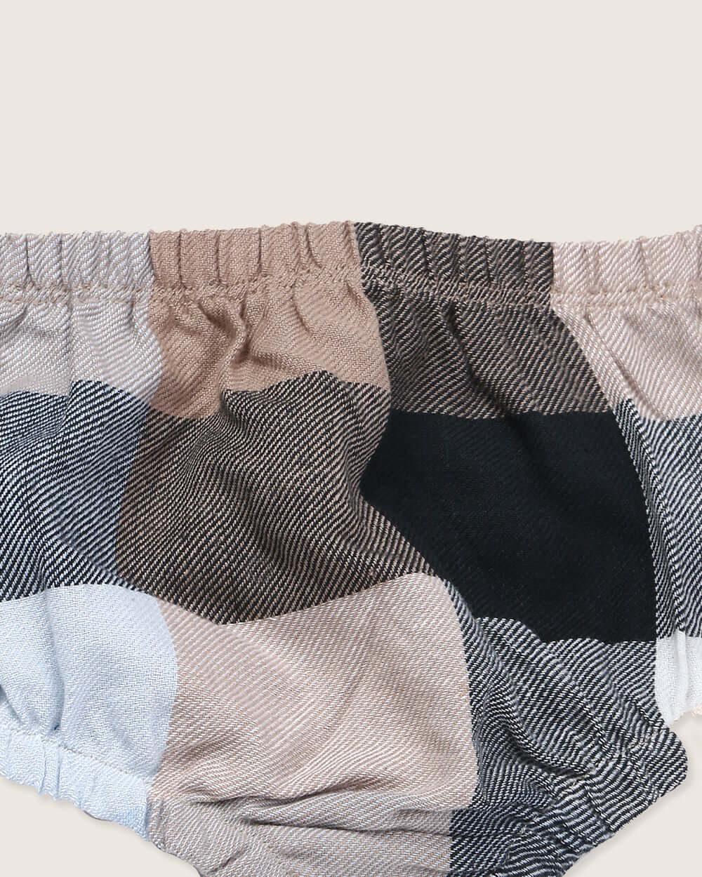 Gender-neutral organic cotton baby pants