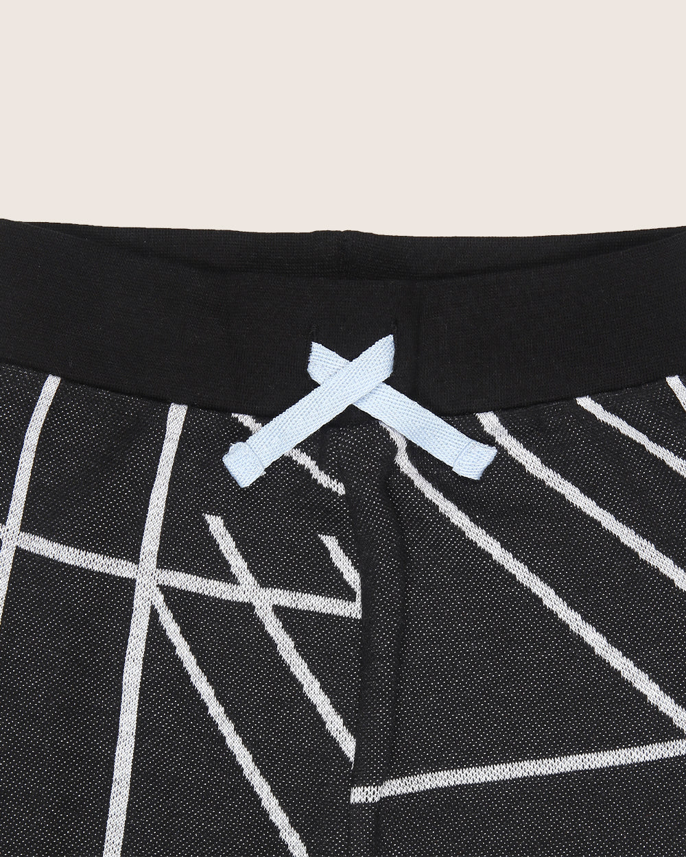 Black Geometric Harem Style Joggers - image 3