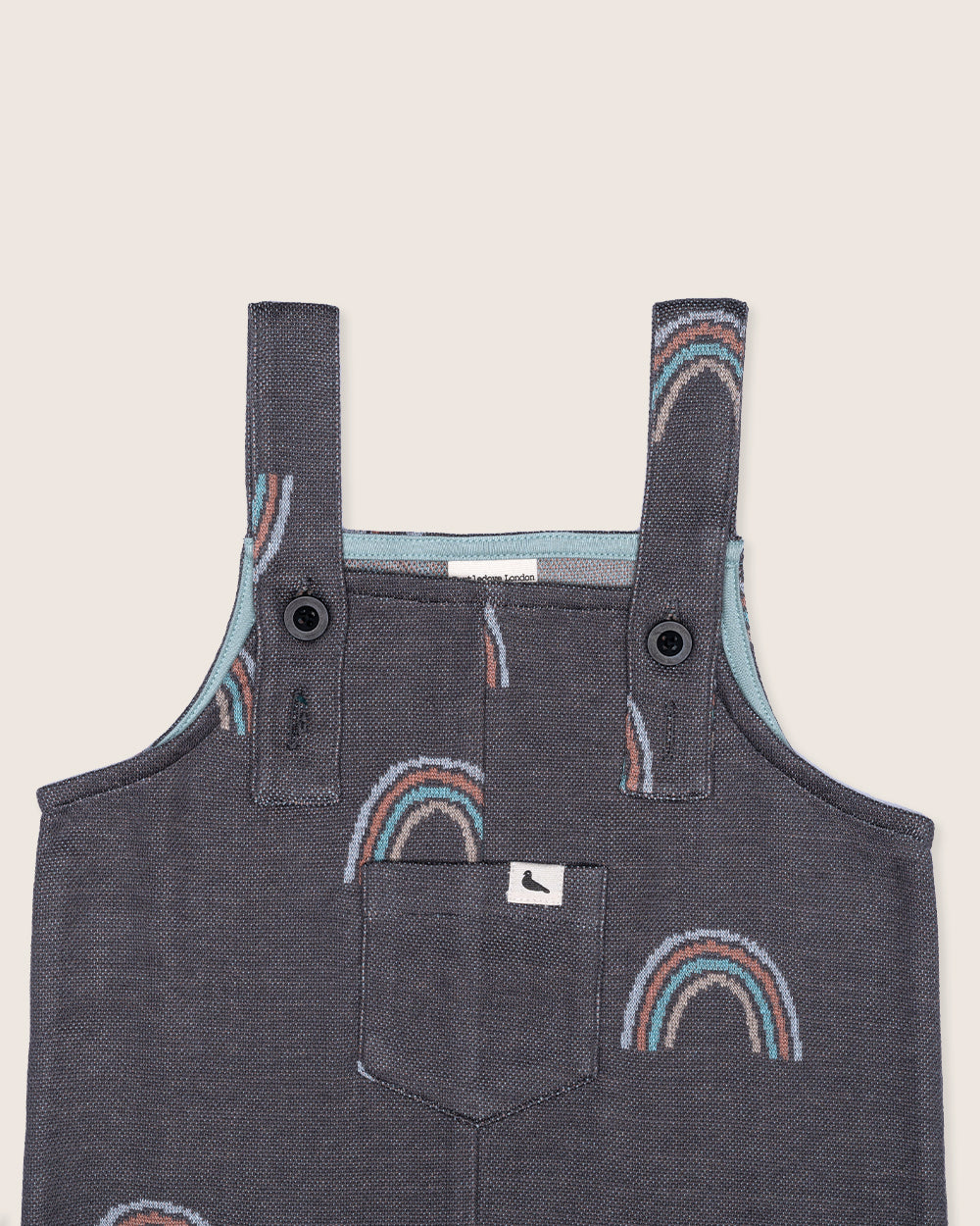 Sustainable organic cotton kids dungarees