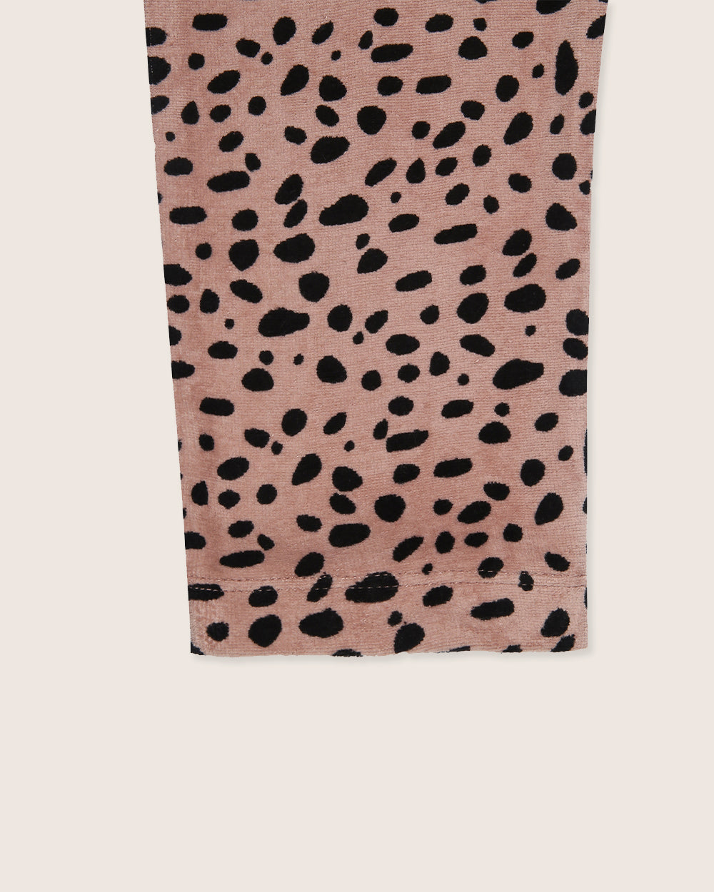 Pink Leopard Print Velour Jumpsuit - image 4