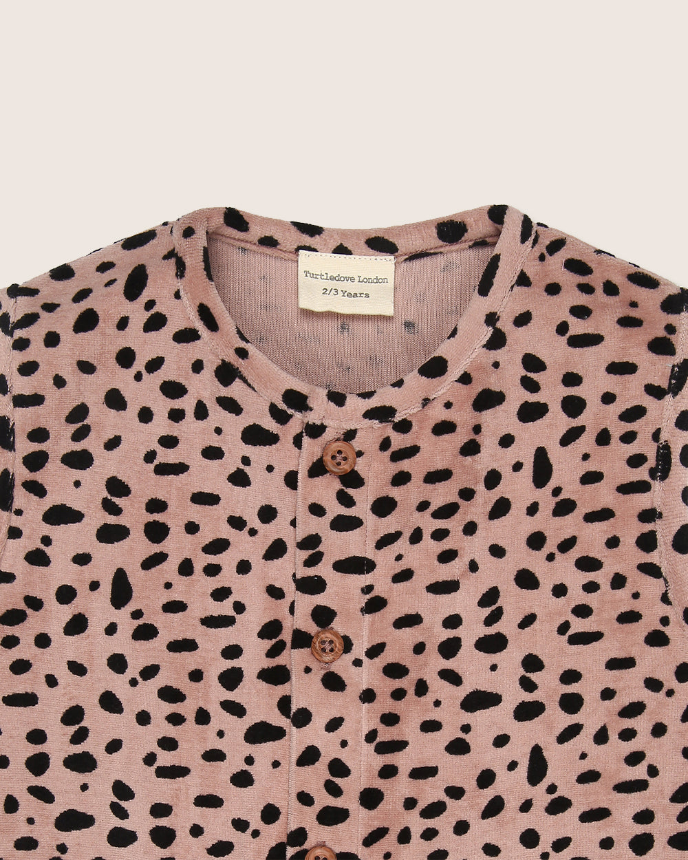 Pink Leopard Print Velour Jumpsuit - image 3