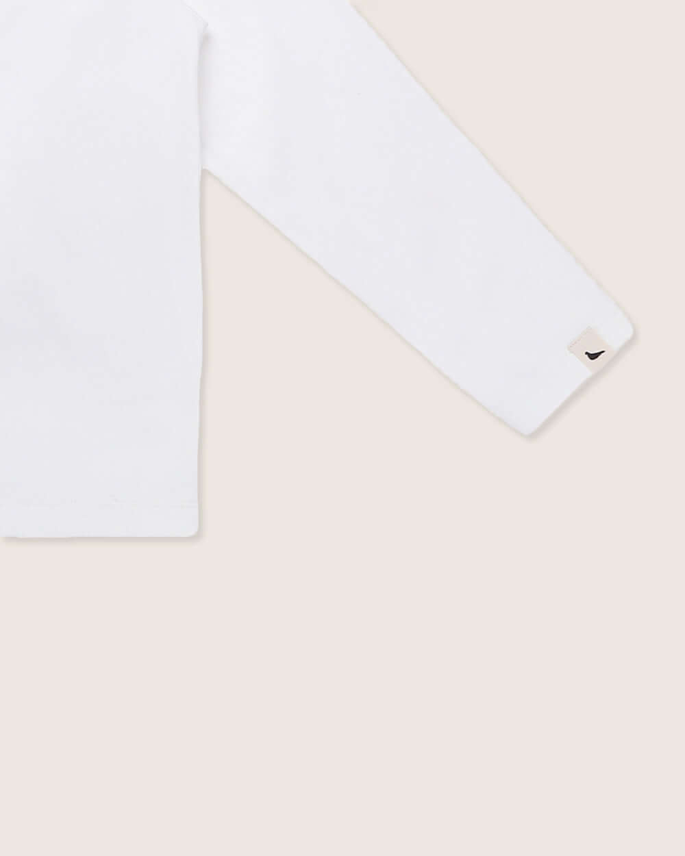 Eco-friendly organic cotton kids long-sleeve top