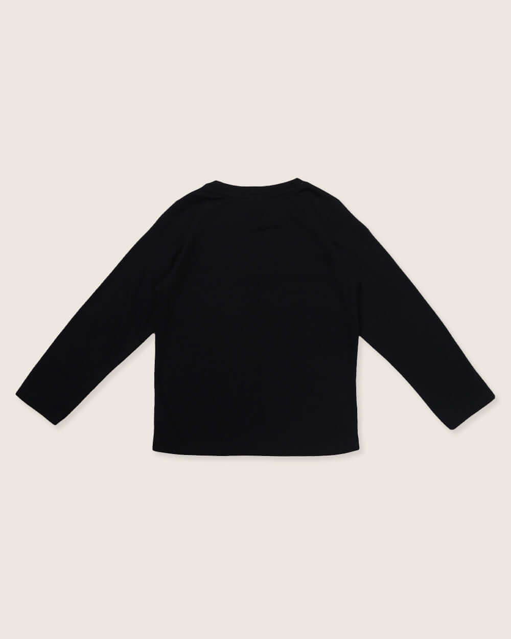 Eco-friendly organic cotton jersey long-sleeve top