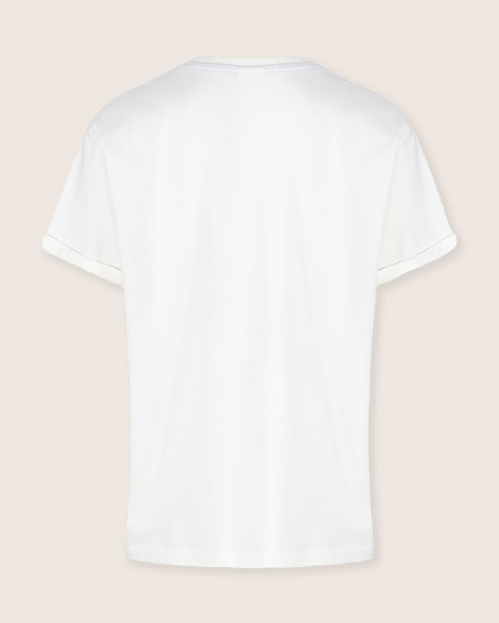 organic cotton Sadie white V-Neck T-Shirt - image 4