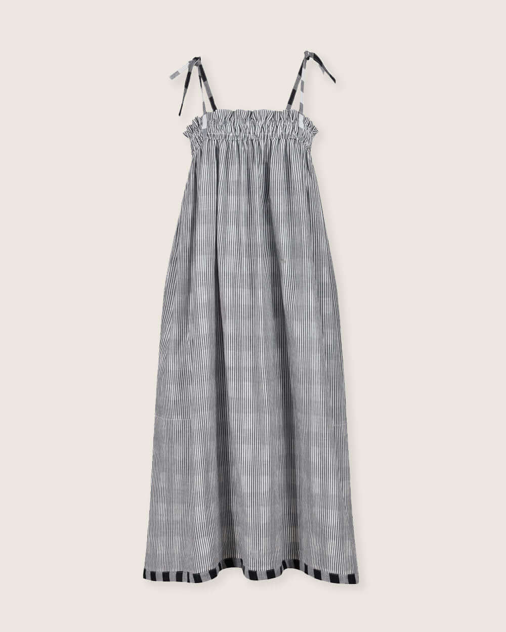 Anna Multicolour Stripe And Check Print Multifunctional Maxi Skirt - image 11