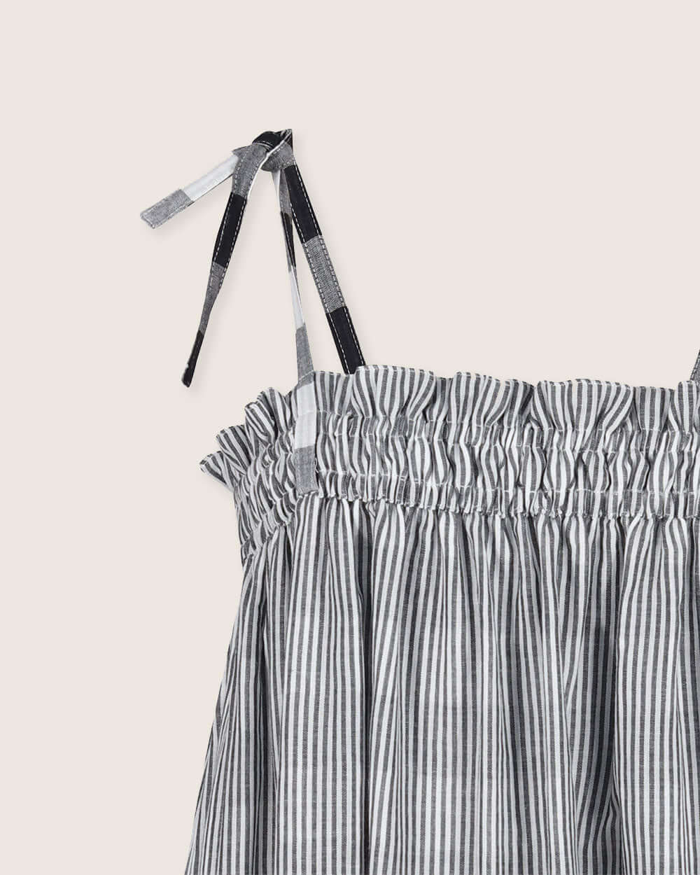 Anna Multicolour Stripe And Check Print Multifunctional Maxi Skirt - image 9