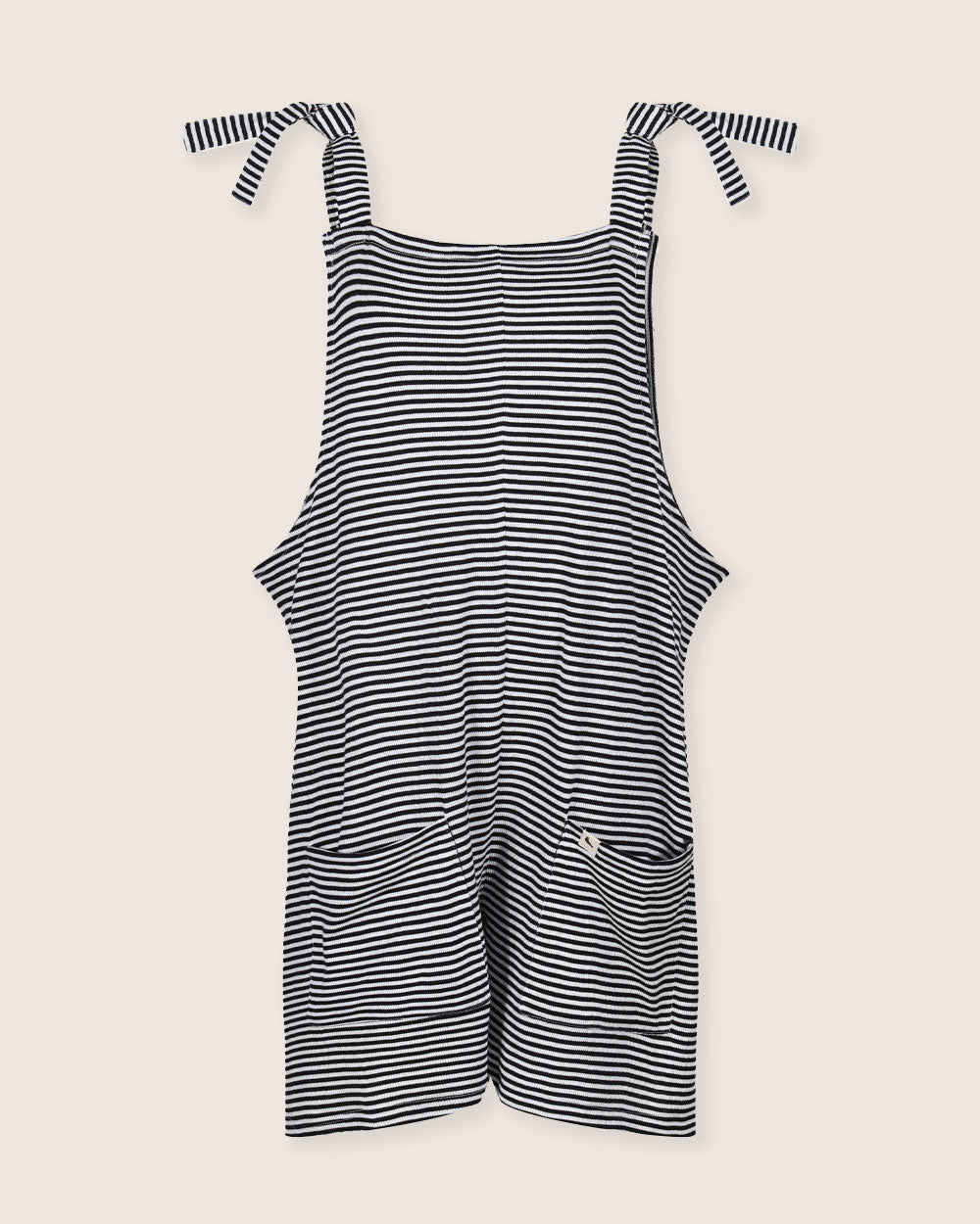 organic cotton Betsy Multicolour Humbug Stripe Print Playsuit - image 2