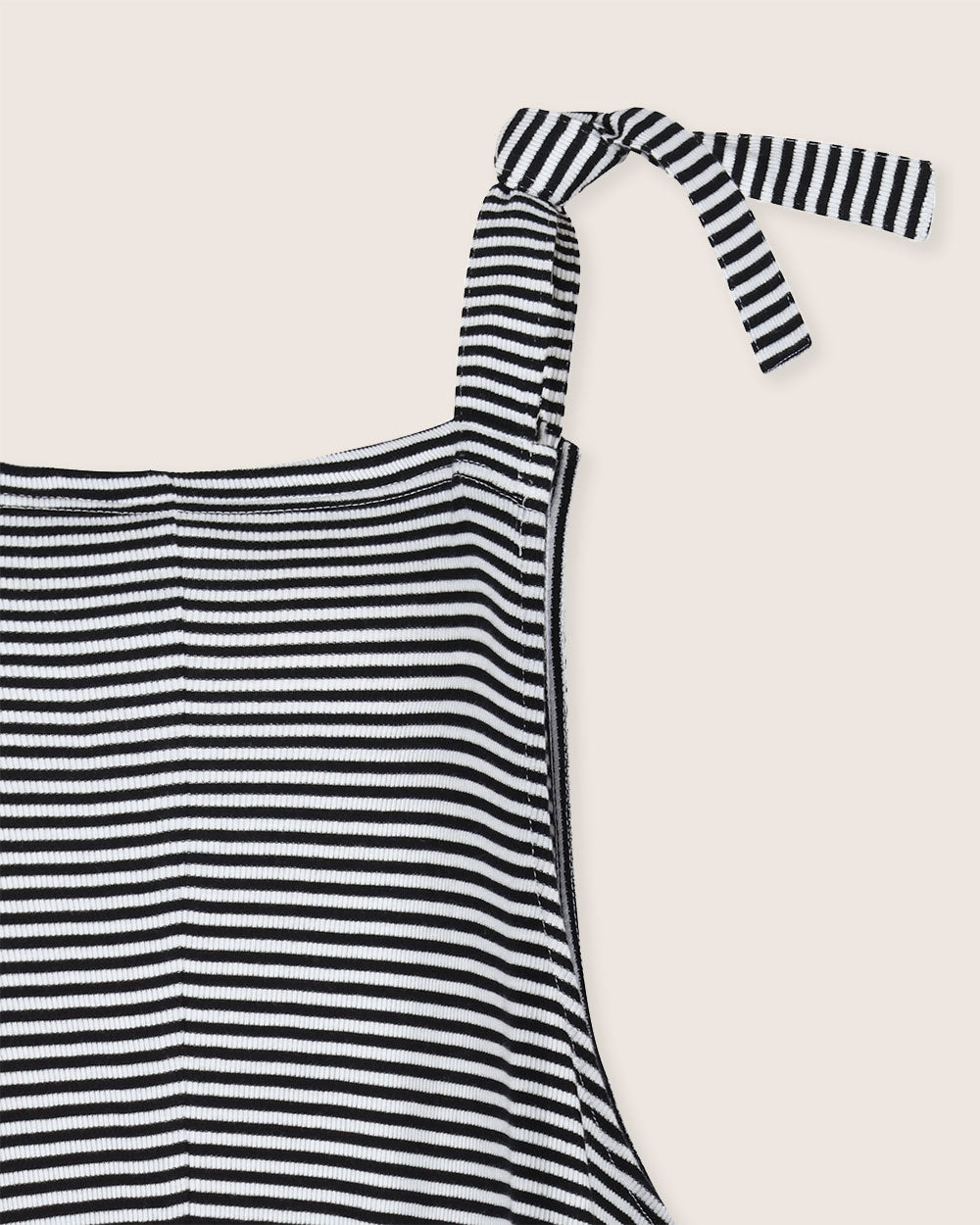 organic cotton Betsy Multicolour Humbug Stripe Print Playsuit - image 3
