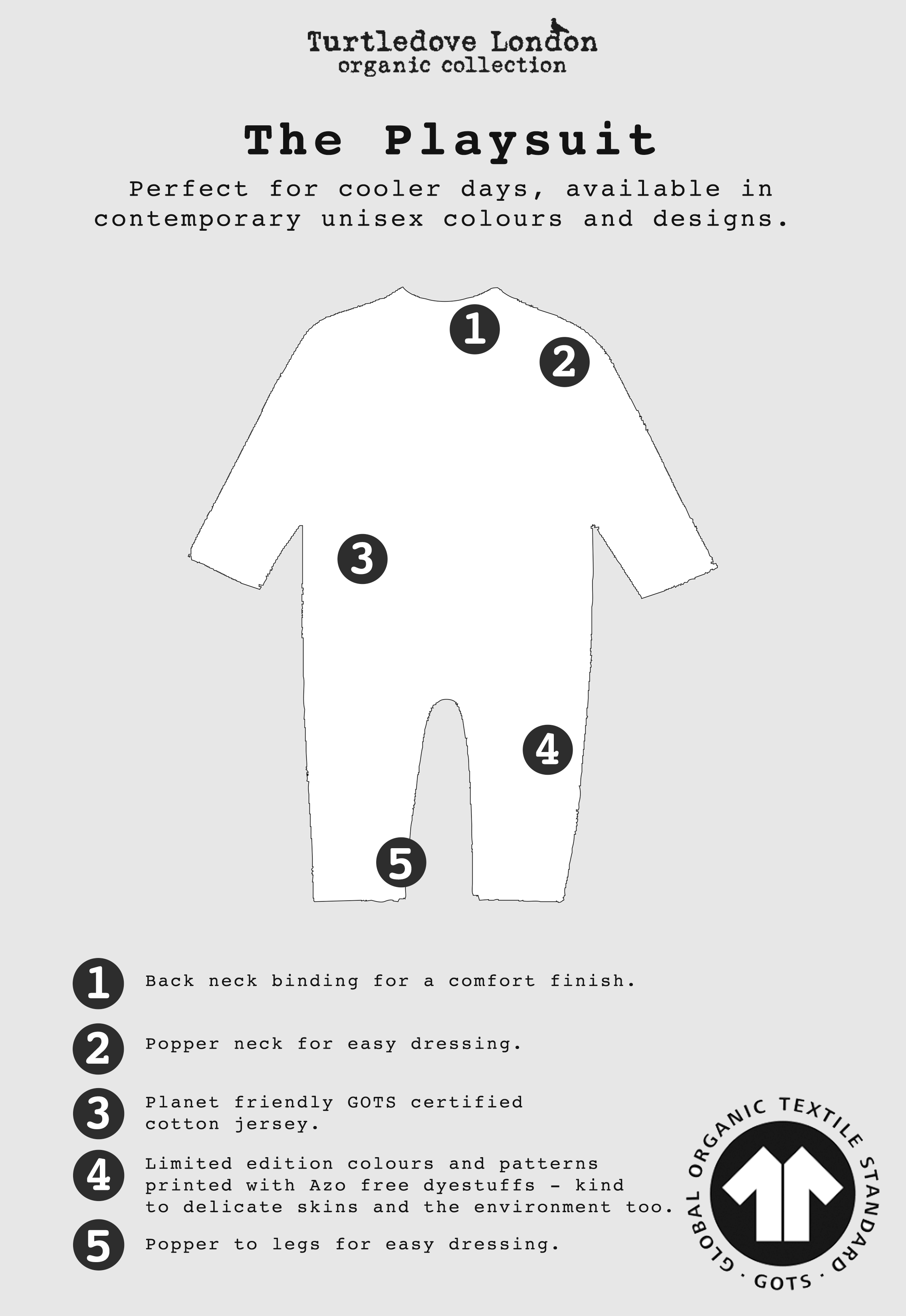 Grey Rib Romper - image 3