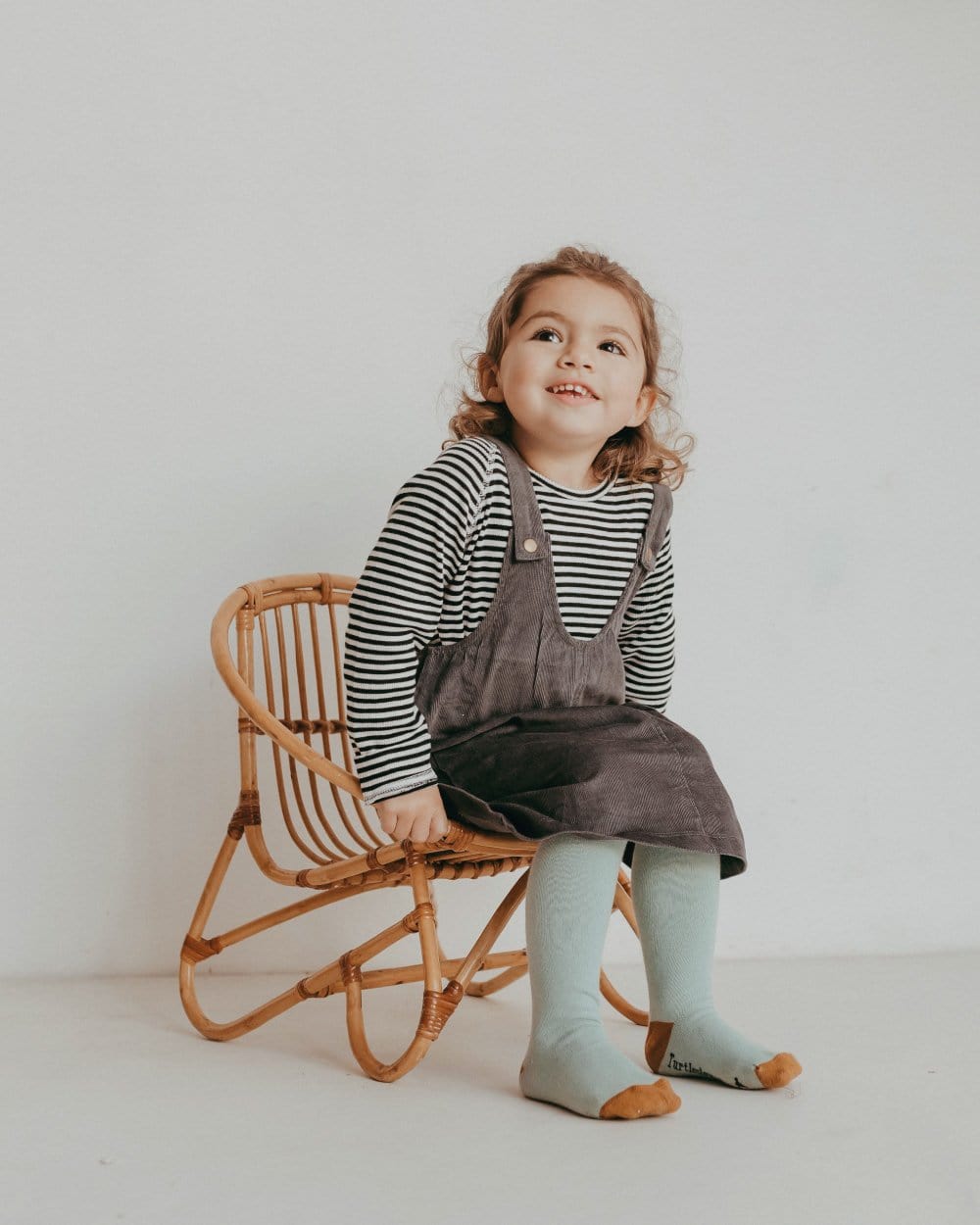 organic cotton Multicolour Stripe Print Rib Top - image 1