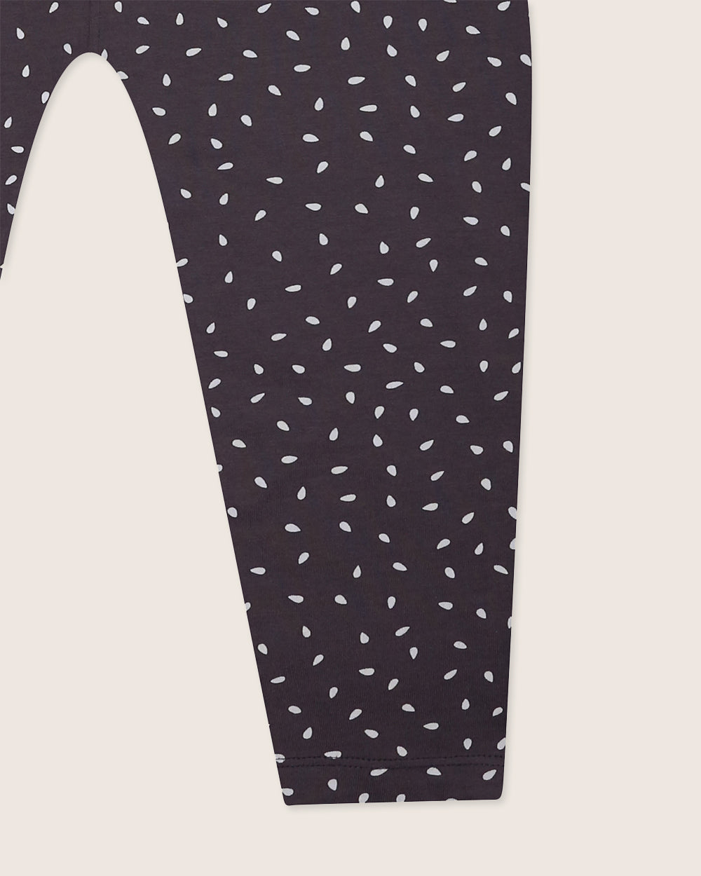 Printed organic cotton kids dungarees