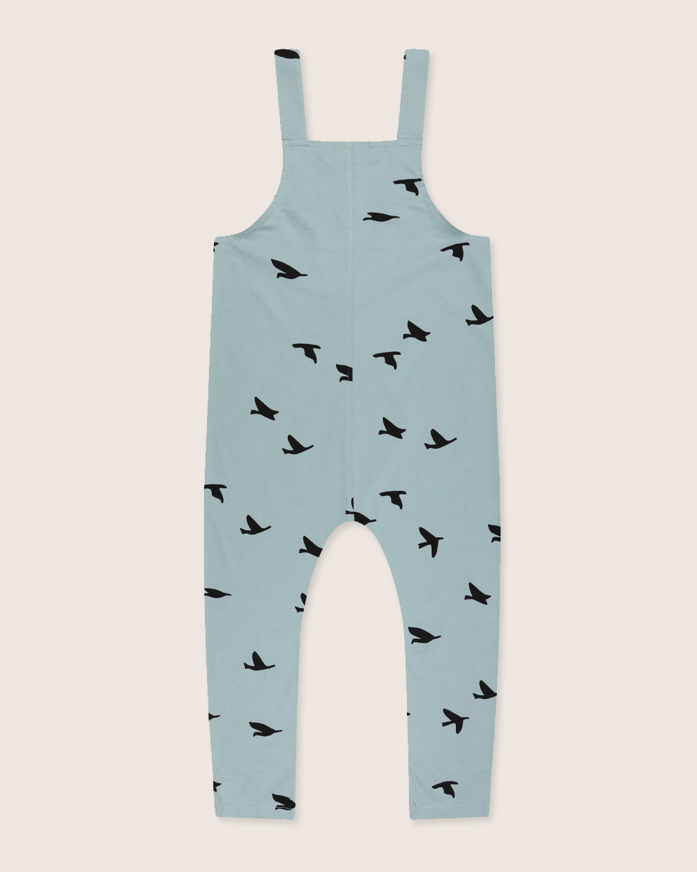 organic cotton Blue Flying Bird Print Dungarees - image 5