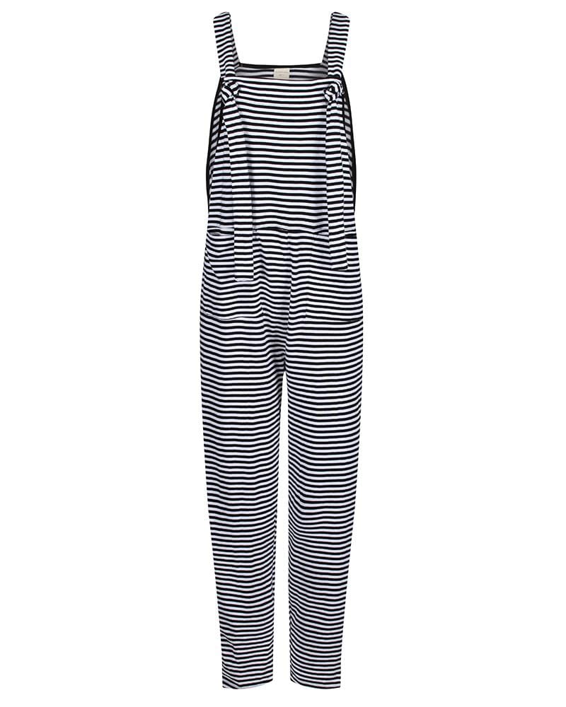 organic cotton Lila Multicolour Humbug Stripe Print Dungarees - image 1