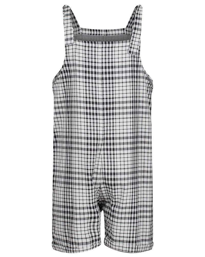 organic cotton Betsy Grey Check Print Reversible Playsuit - image 3