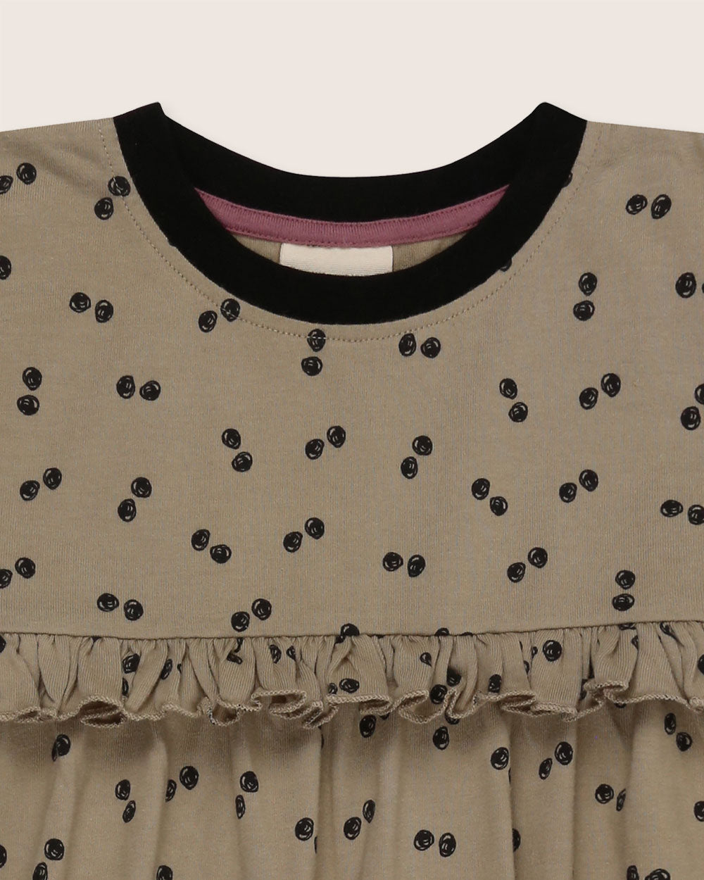 Printed organic cotton kids dress