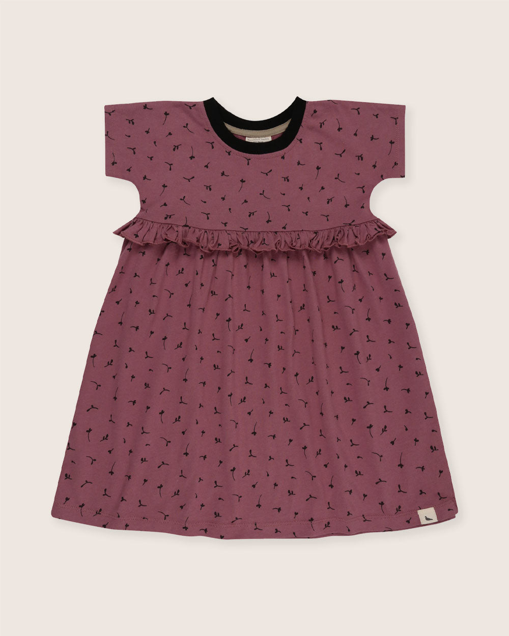 organic cotton Pink Seedling Print Dress - image 2
