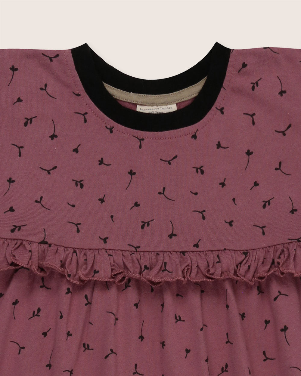 organic cotton Pink Seedling Print Dress - image 3