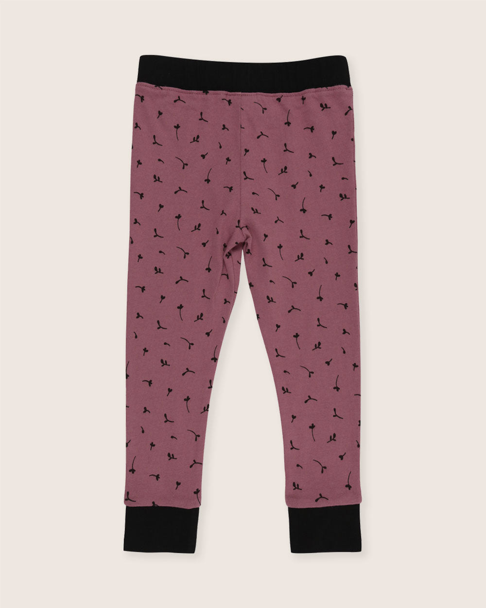 Eco-friendly organic cotton kids leggings