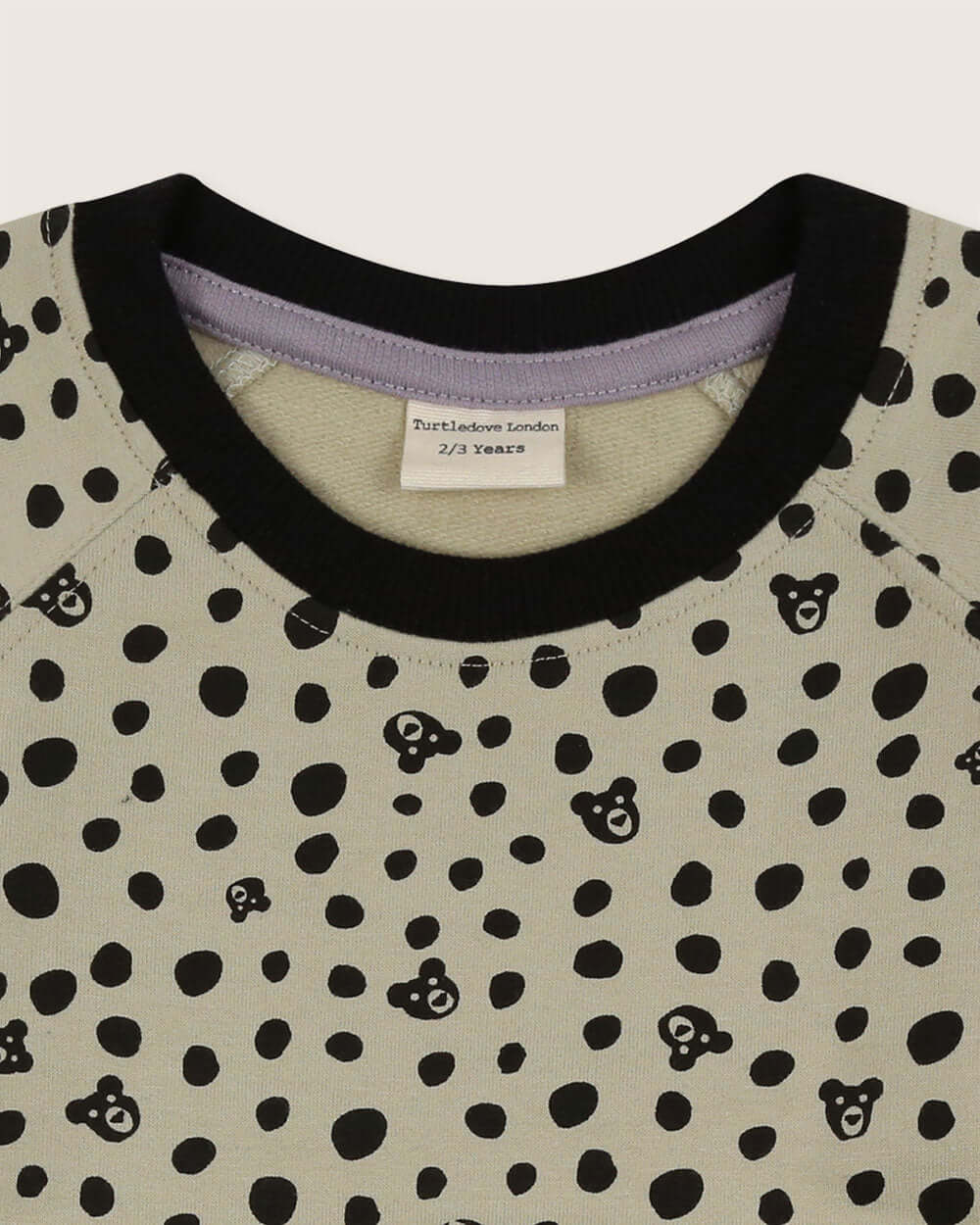 Dotted organic cotton kids sweatshirt