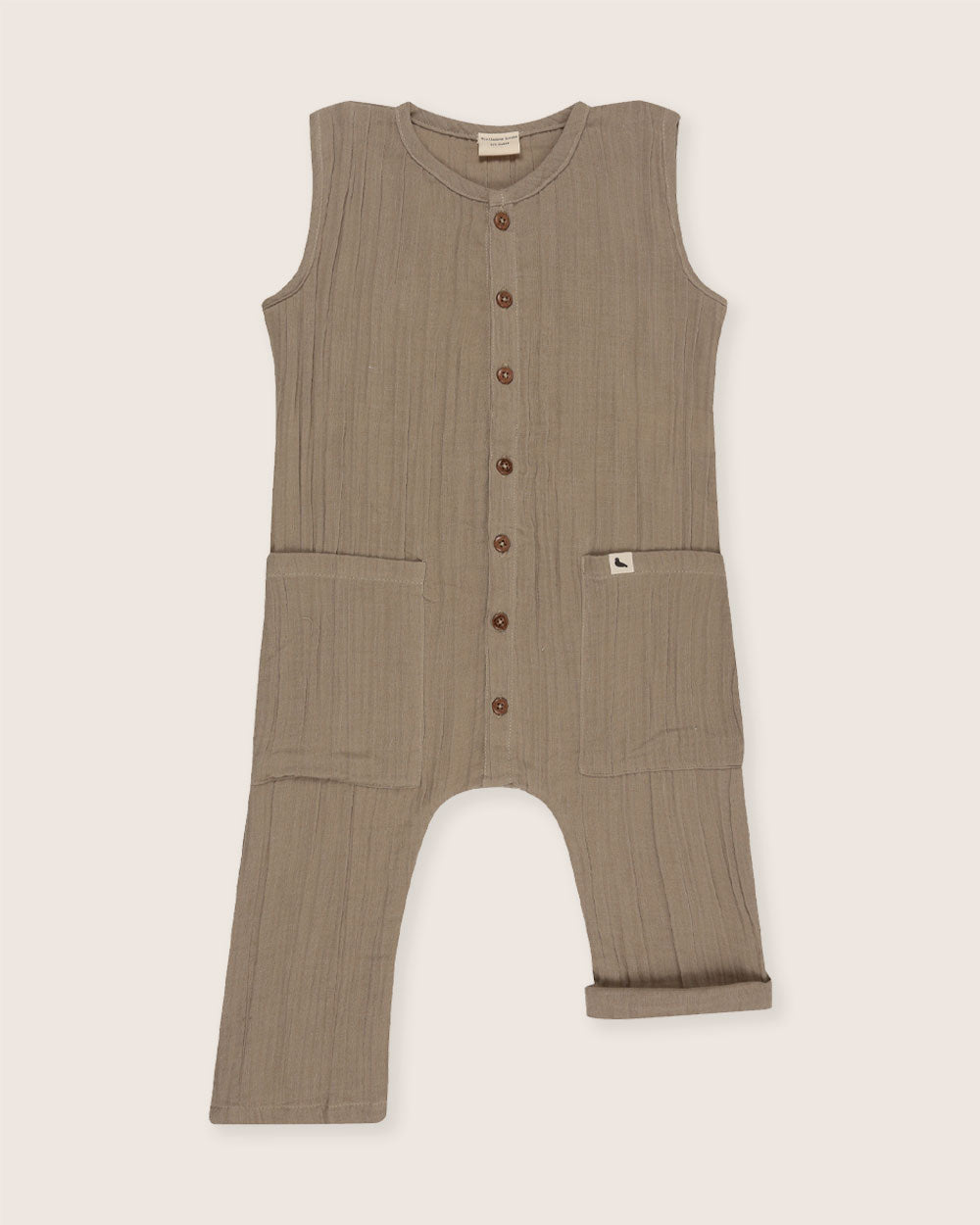 organic cotton Beige Jumpsuit - image 2