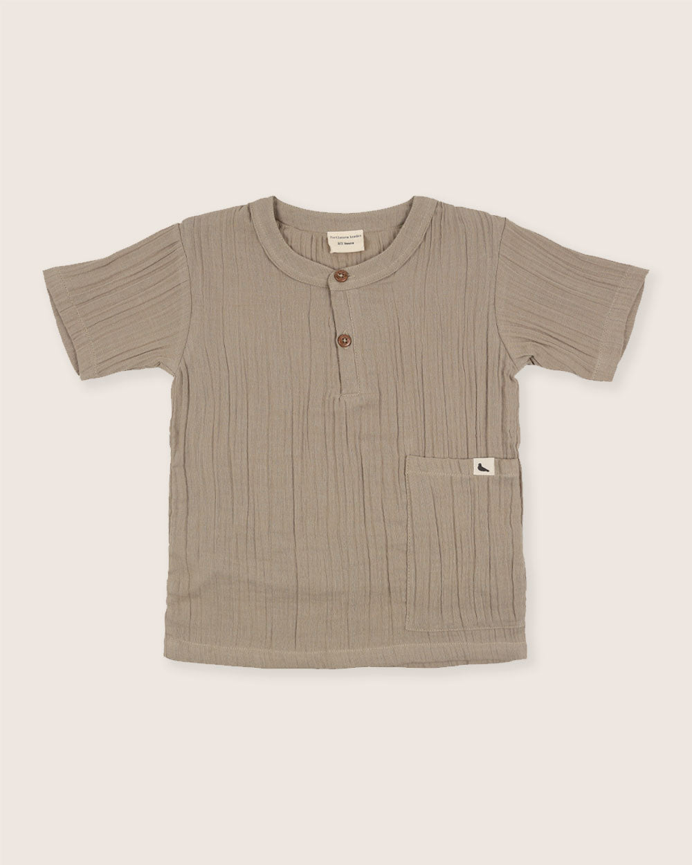 Organic cotton gauze kids shirt
