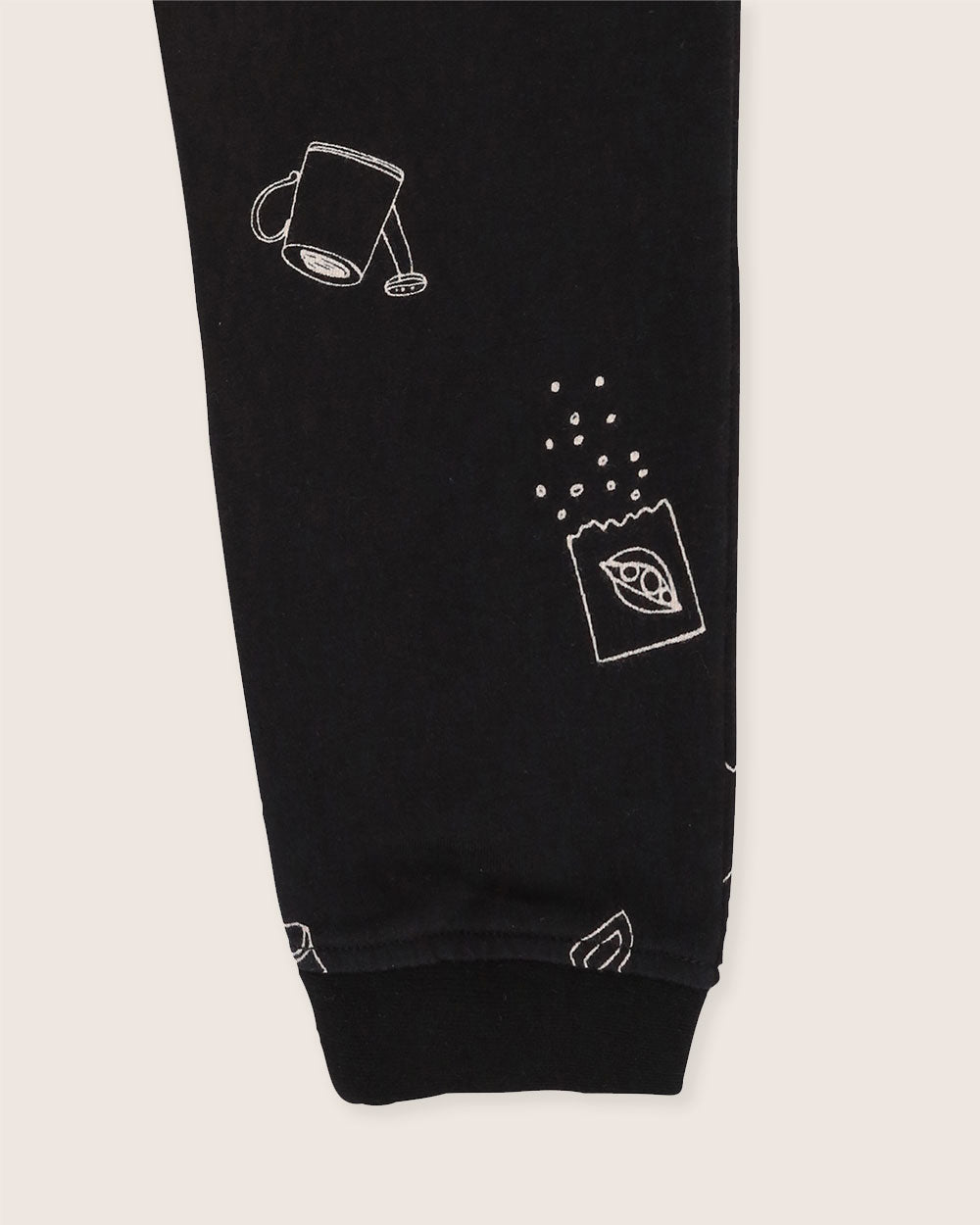 Eco-friendly organic cotton kids joggers