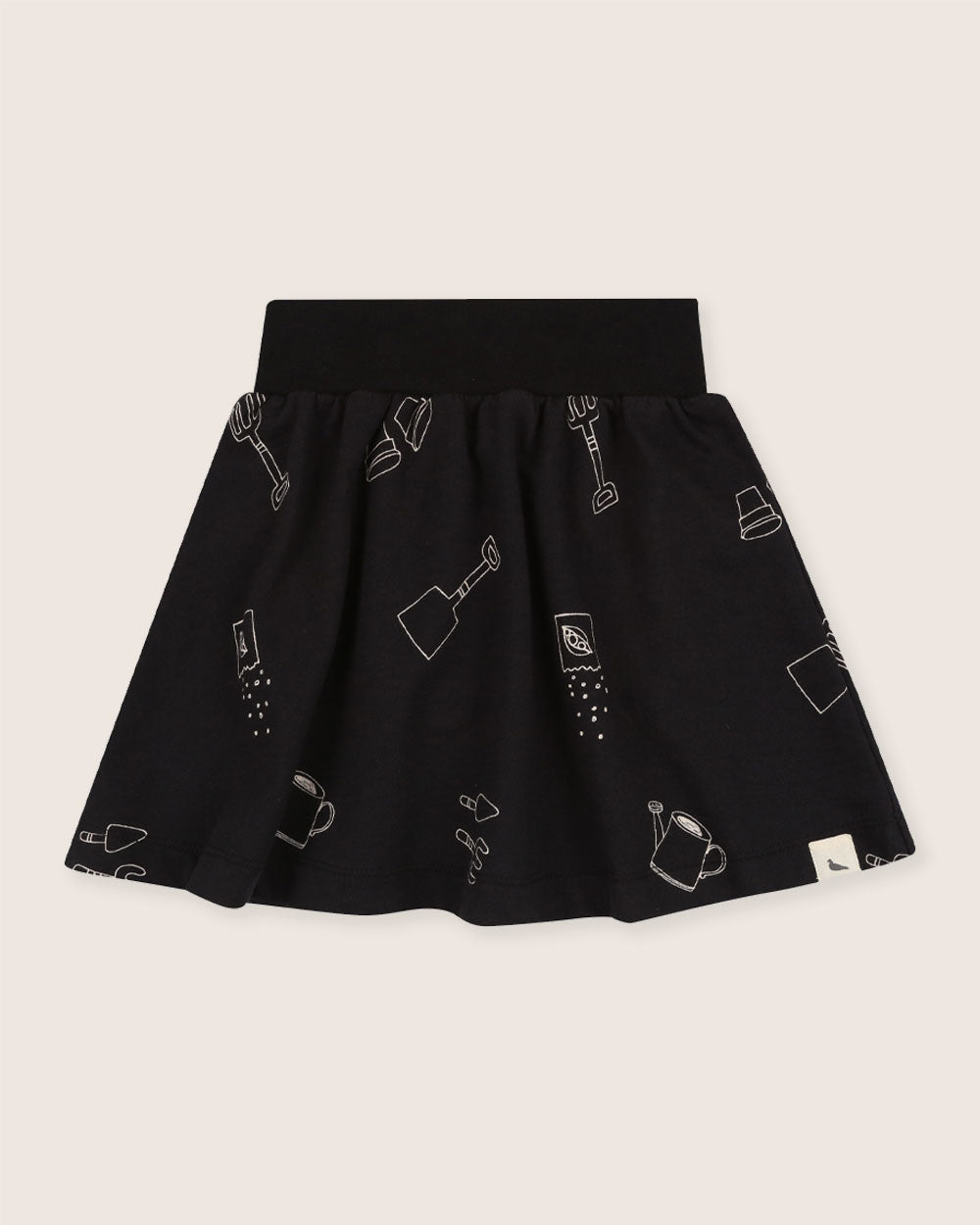 Black Sew and Grow Print Skirt - image 1